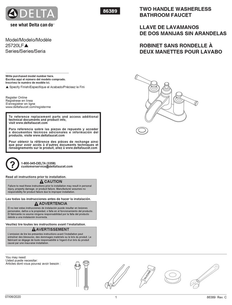Delta 25720LF Series User manual