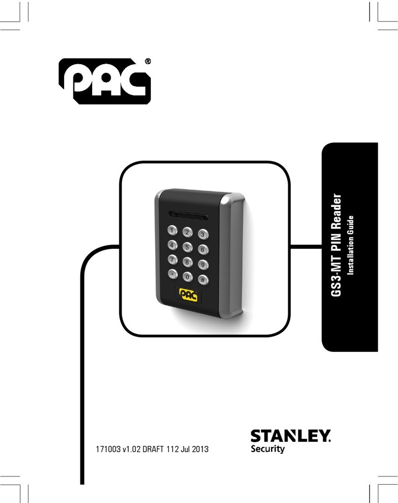 Stanley PAC GS3-MT User manual Stanley PAC GS3-MT User manual