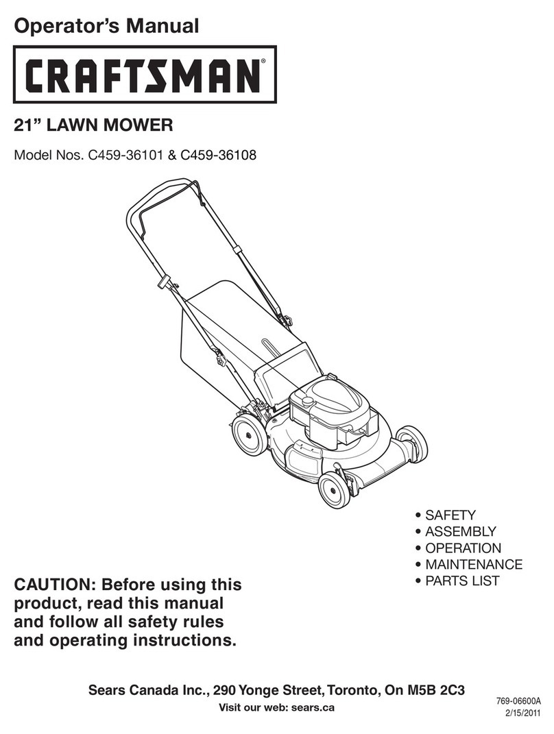 Craftsman C459-36101 Operator's manual