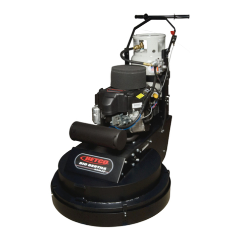 BETCO BIG BERTHA XSM 30 Operator and parts manual BETCO BIG BERTHA XSM 30 Operator and parts manual