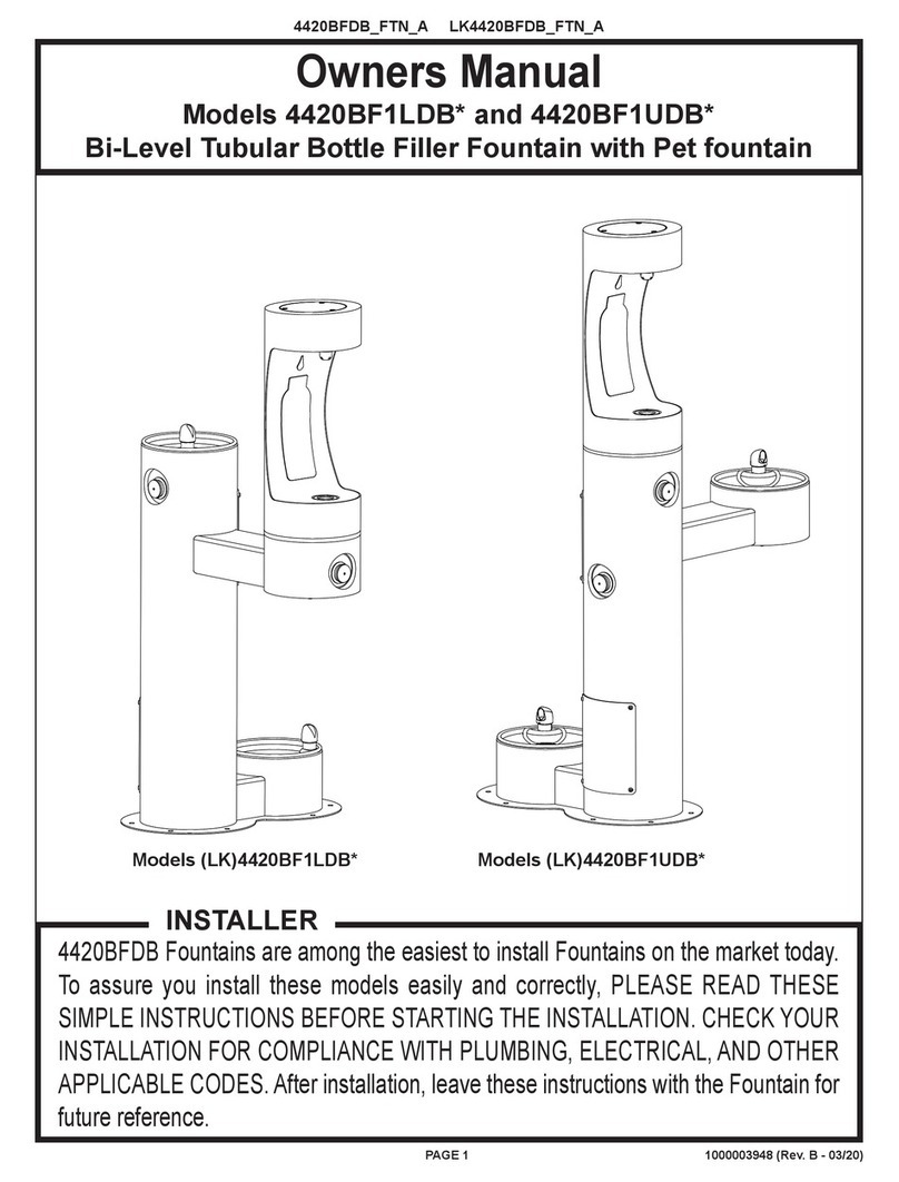 Elkay 4420BF1UDB Series owner's manual