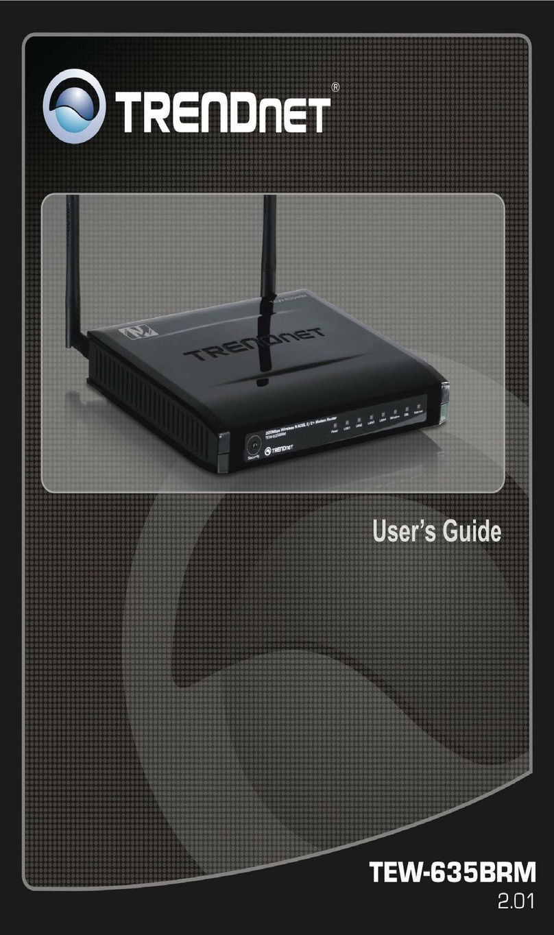 TRENDnet TEW-635BRM - Wireless Router User manual