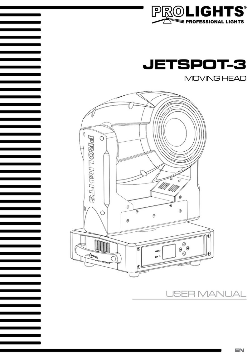 ProLights JETSPOT-3 User manual