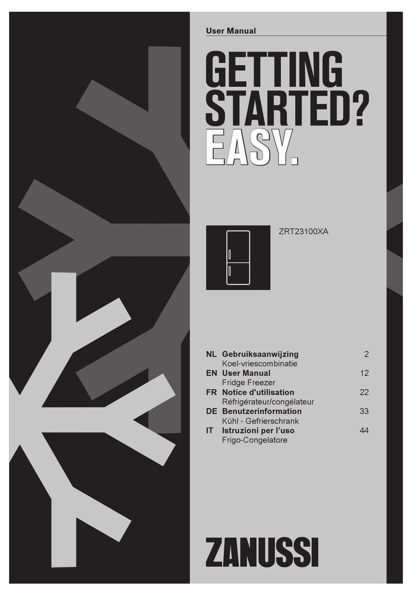 Zanussi ZRT23100XA user manual