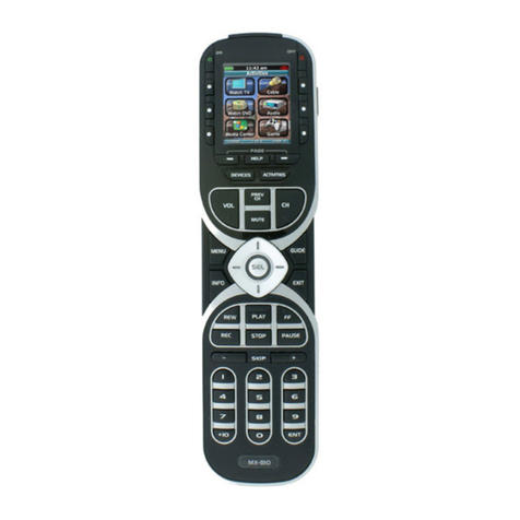 Universal Remote Control Complete Control MX-810I User manual
