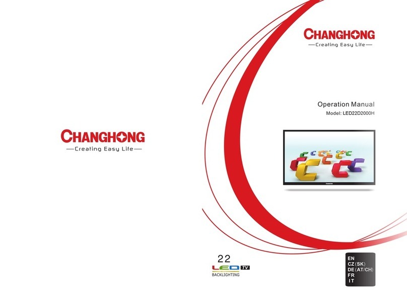 Changhong Electric LED22D2000H User manual