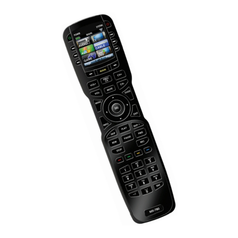 URC MX-780 User manual