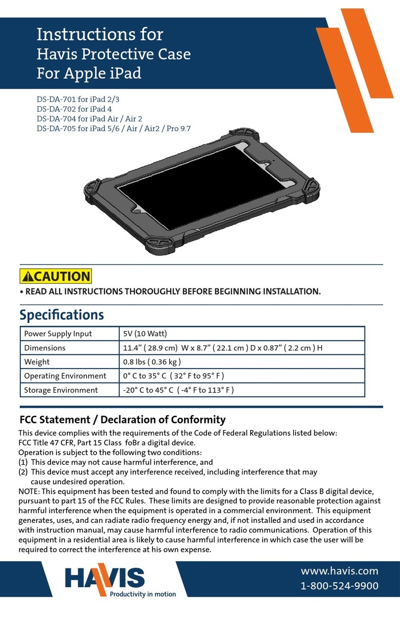 Havis DS-DA-704 instructions