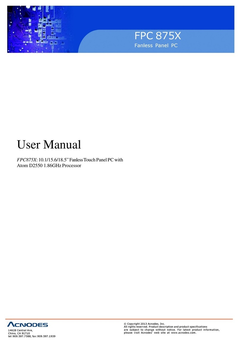 Acnodes FPC 875X user manual