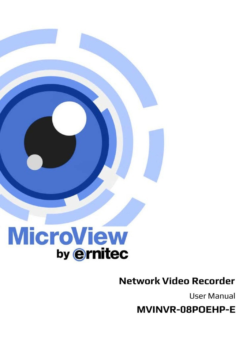 ERNITEC MicroView MVINVR-08POEHP-E User manual