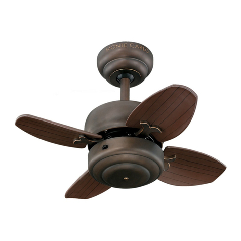 Monte Carlo Fan Company Mini 4MC20BS Owner's guide and installation manual