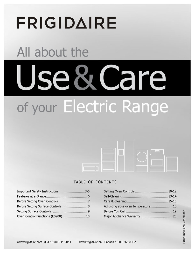 Tappan GEF351FSA use & care