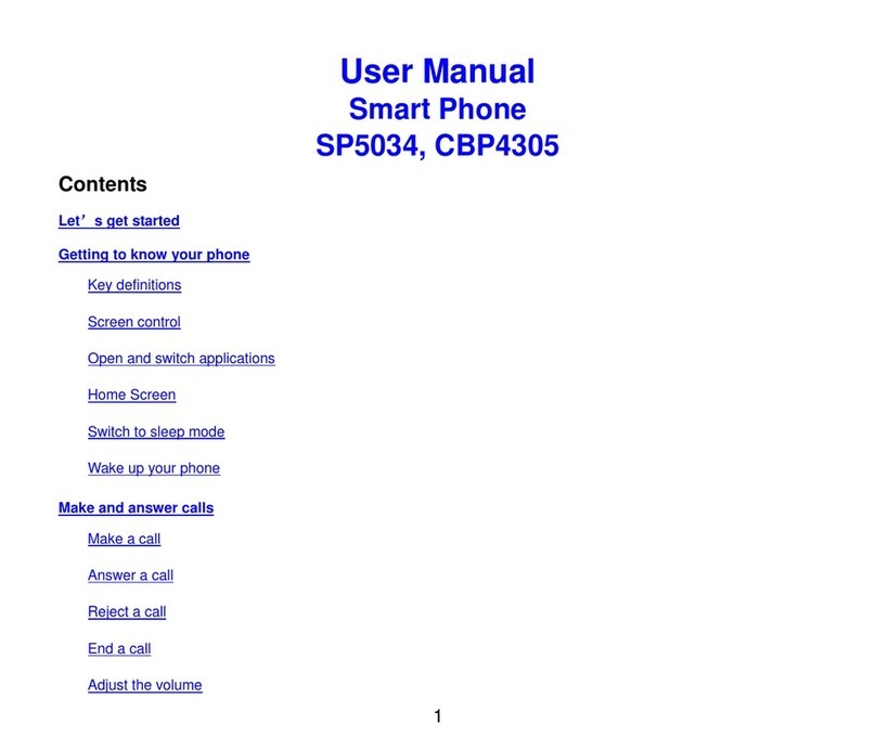 Doogee SP5034 User manual