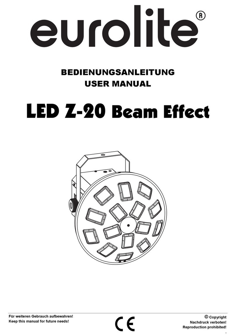 EuroLite LED Z-20 Beam Effect user manual EuroLite LED Z-20 Beam Effect user manual