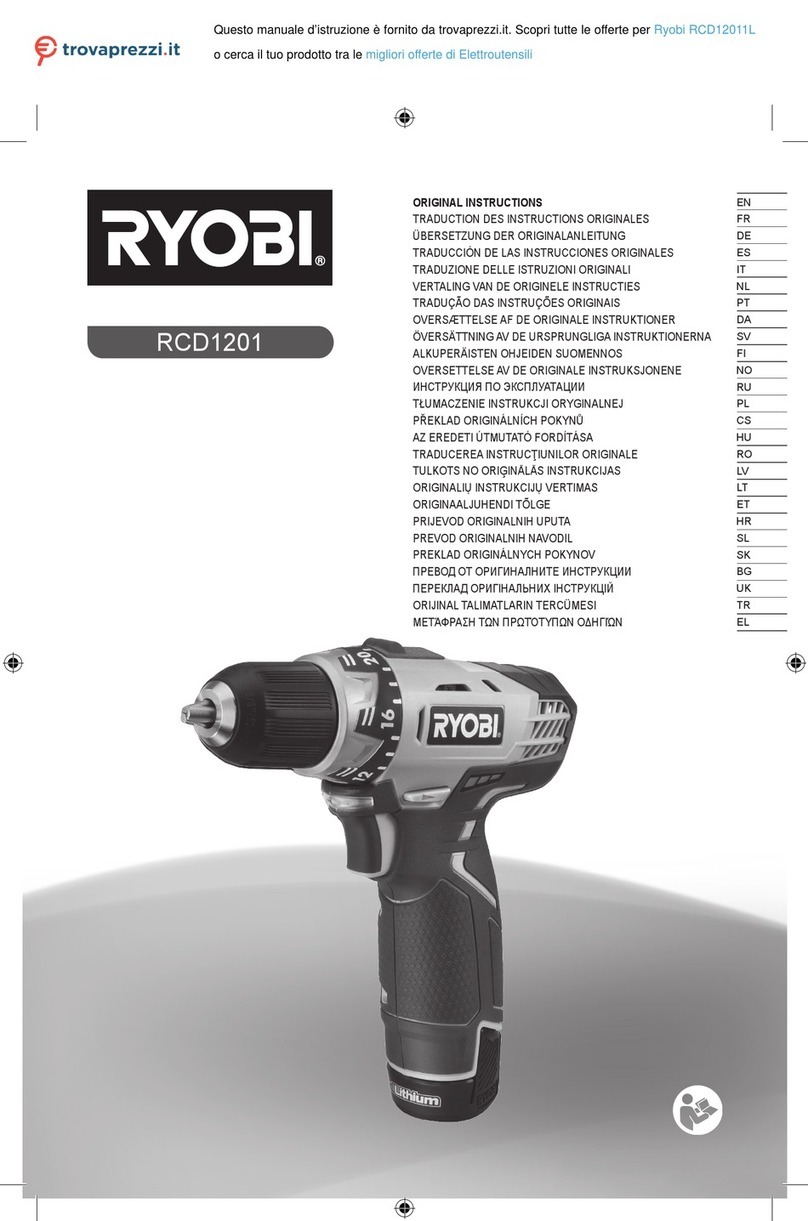 Ryobi RCD12011L User manual