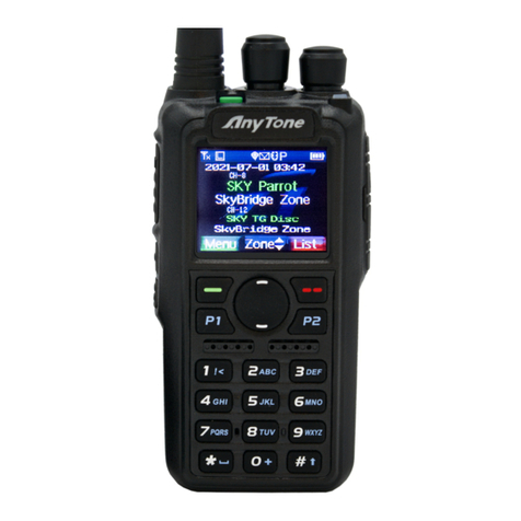 AnyTone AT-D878UV Plus operating manual