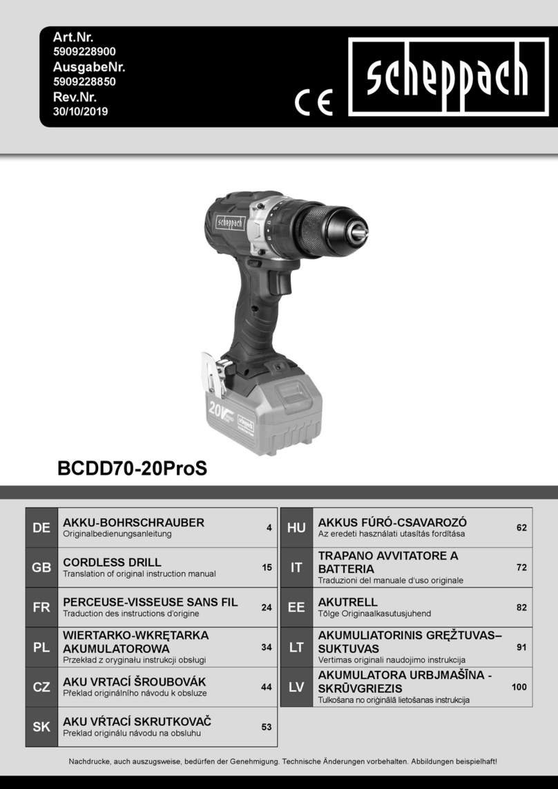 Scheppach BCDD70-20ProS Instructions for use