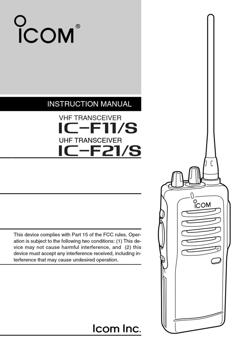 Icom IC-iF11/S User manual