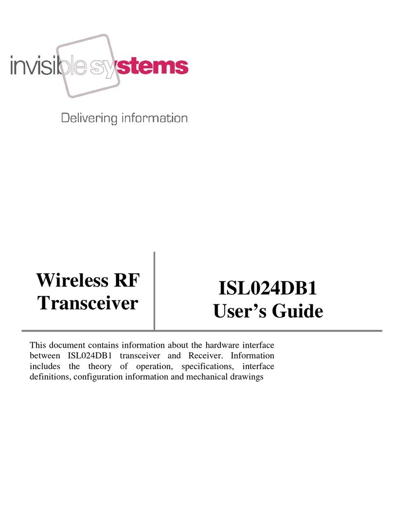 Invisible systems ISL024DB1 user guide