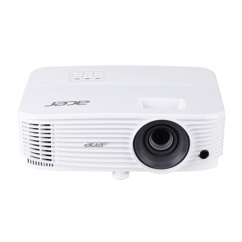Acer P1255 User manual