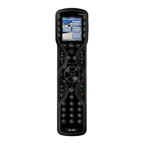 URC MX-450 User manual