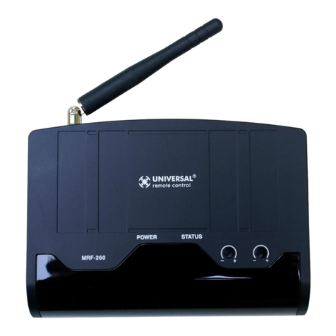 URC Complete Control MRF-260 User manual