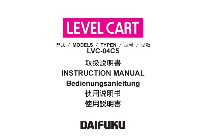 Daifuku LEVEL CART LVC-04C5 instruction manual