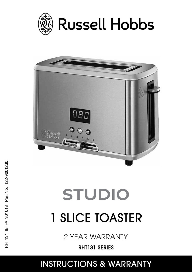 Russell Hobbs STUDIO RHT131 Series Installation guide