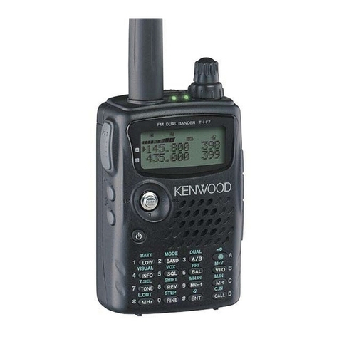 Kenwood TH-F7A User manual