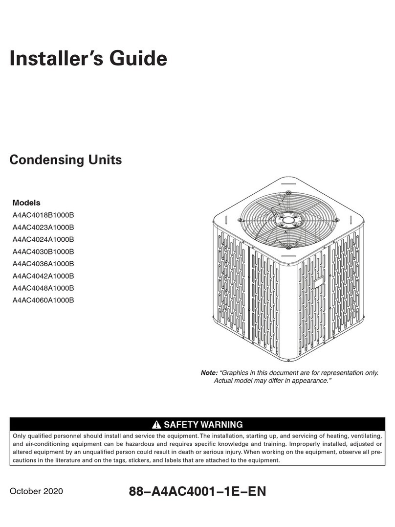 Ameristar A4AC4018B1000B Installer's guide