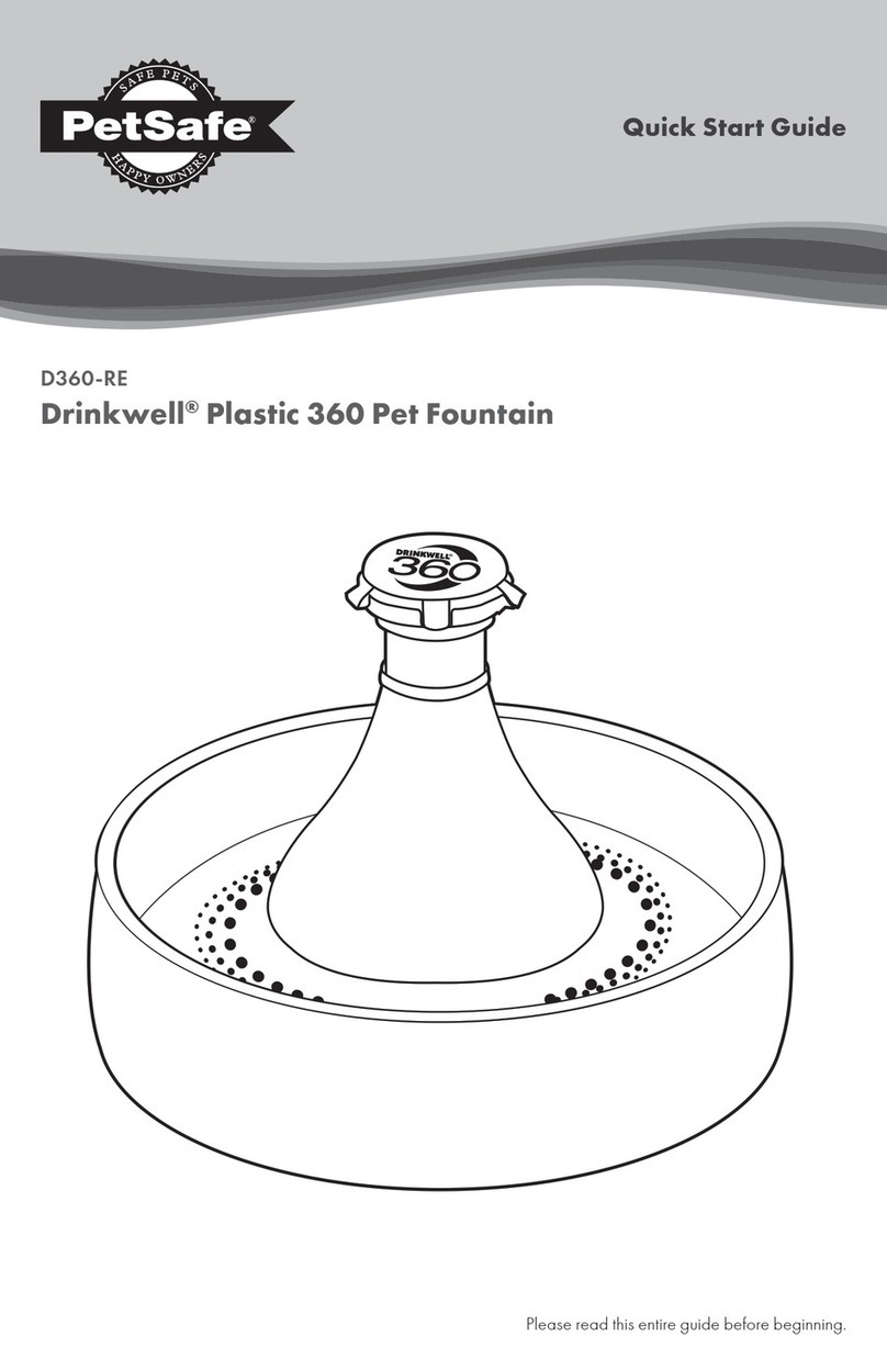 Petsafe Drinkwell 360 quick start guide