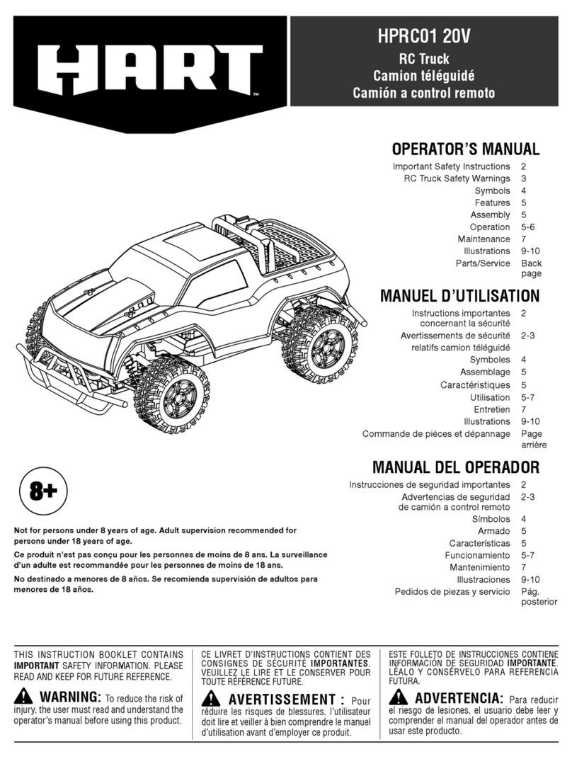 HART HPRC01 Operator's manual