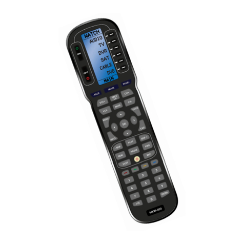 URC MXW-920 User manual