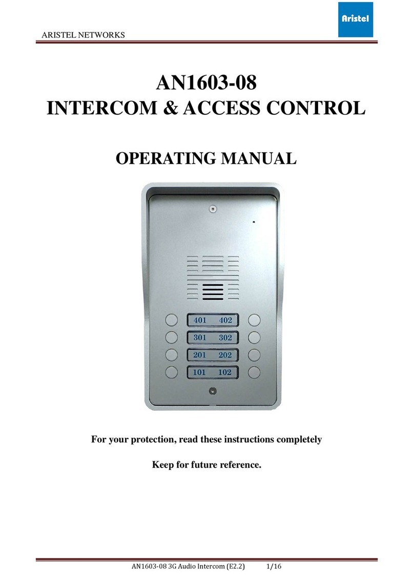 Aristel AN1603-08 operating manual