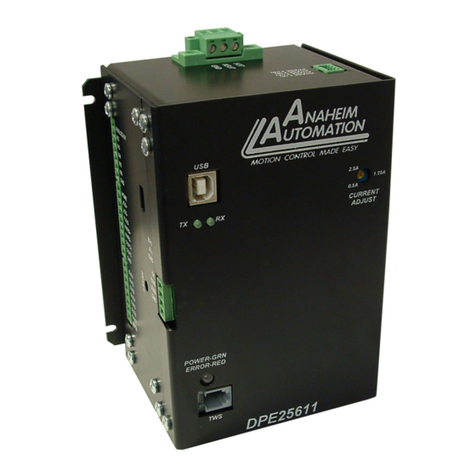Anaheim Automation DPE25611 user guide Anaheim Automation DPE25611 user guide