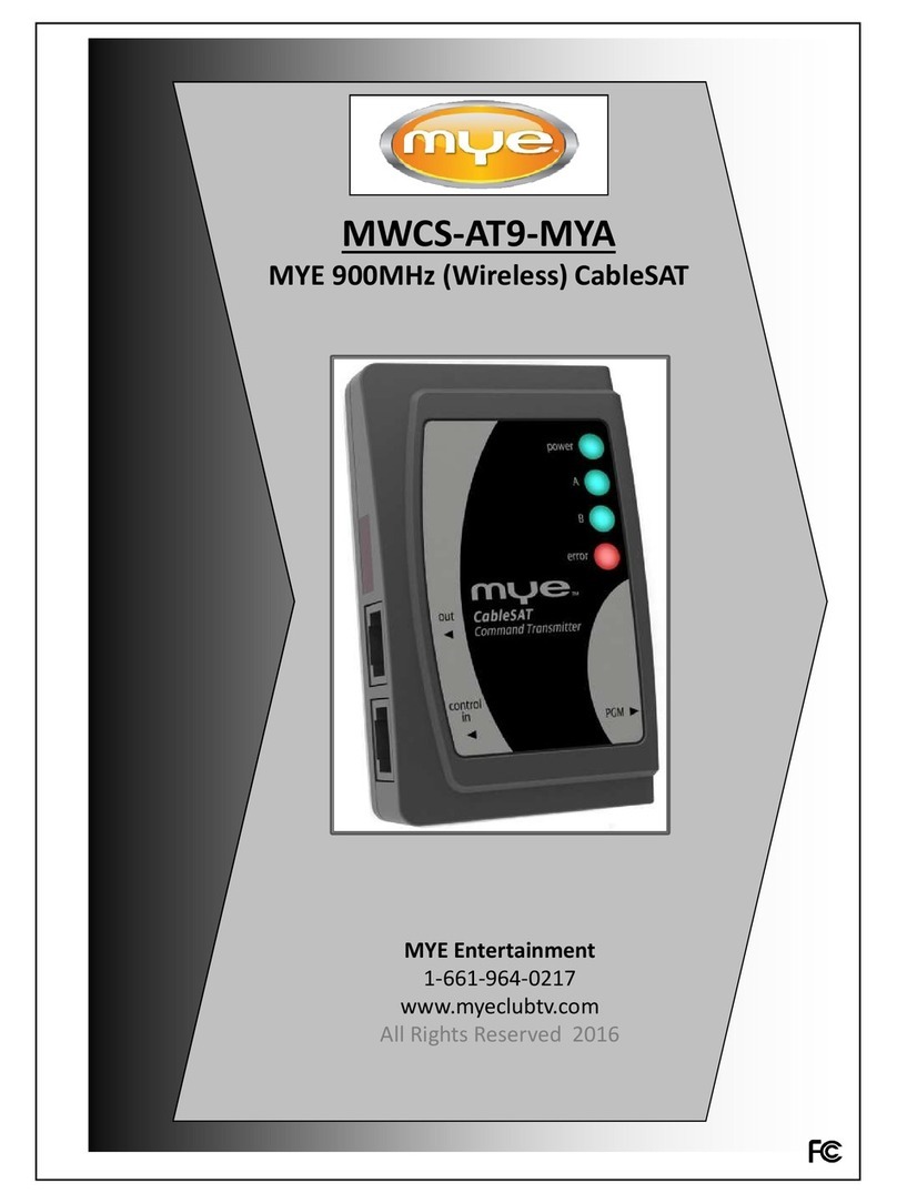 MYE MWCS-AT9-MYA manual