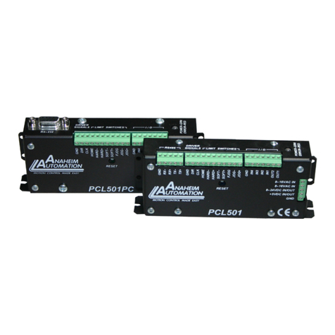 Anaheim Automation PCL501 user guide