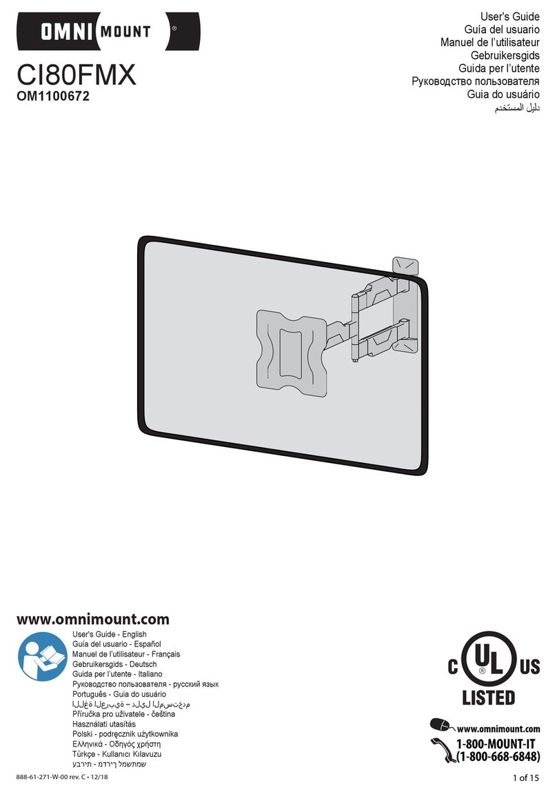 Omnimount CI80FMX User manual
