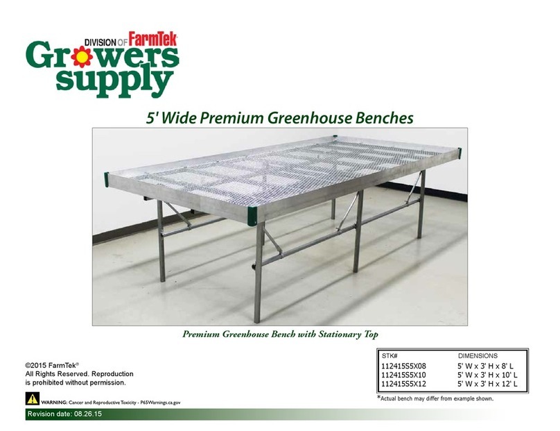 FarmTek 112415S5X08 User manual