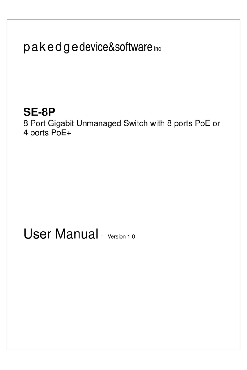 Pakedge Device & Software SE-8P user manual