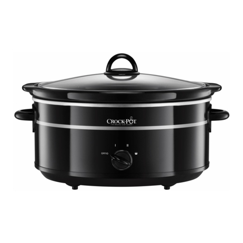 Crock-Pot SCV655B User manual