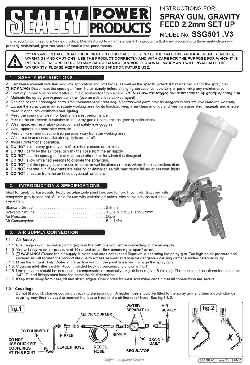 Sealey SSG501.V3 User manual