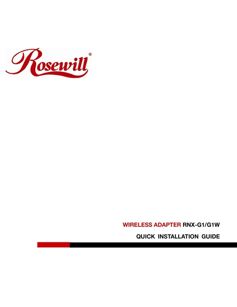 Rosewill RNX-G1W User manual