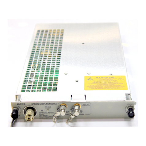 Tektronix 80C12B Series User manual