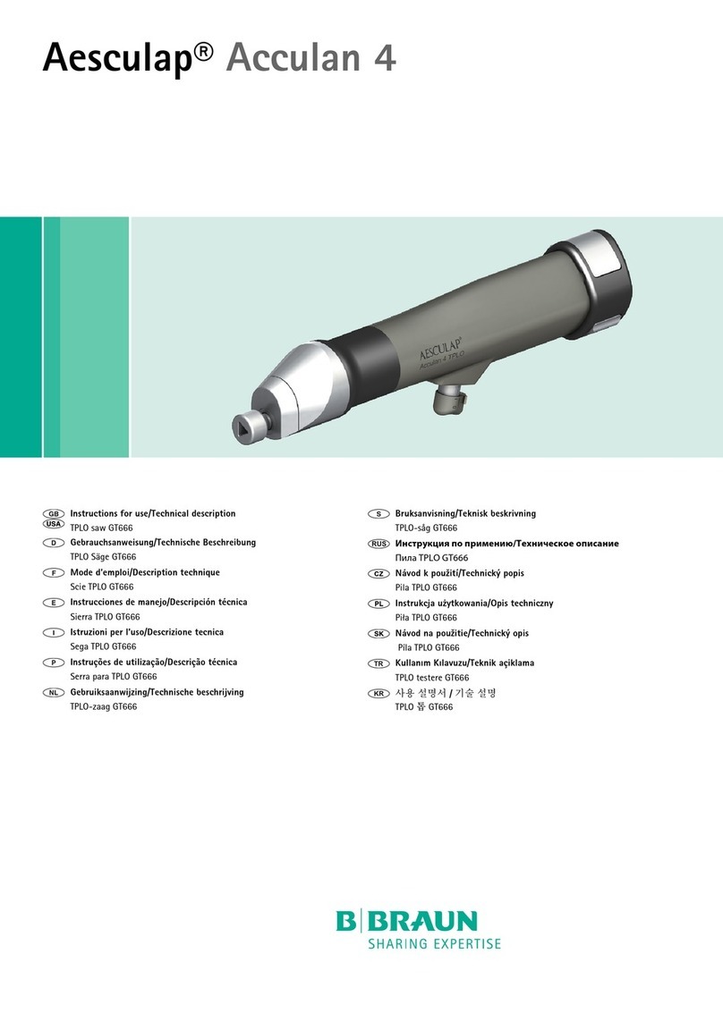 Braun Aesculap Acculan 4 Manual