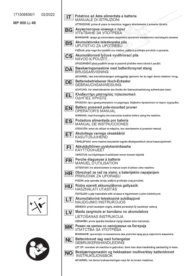 Stiga MP 900 Li 48 Operator's manual