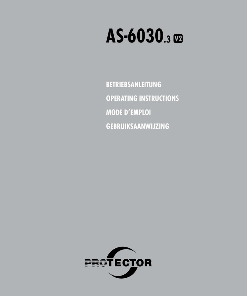 Protector AS-6030 operating instructions