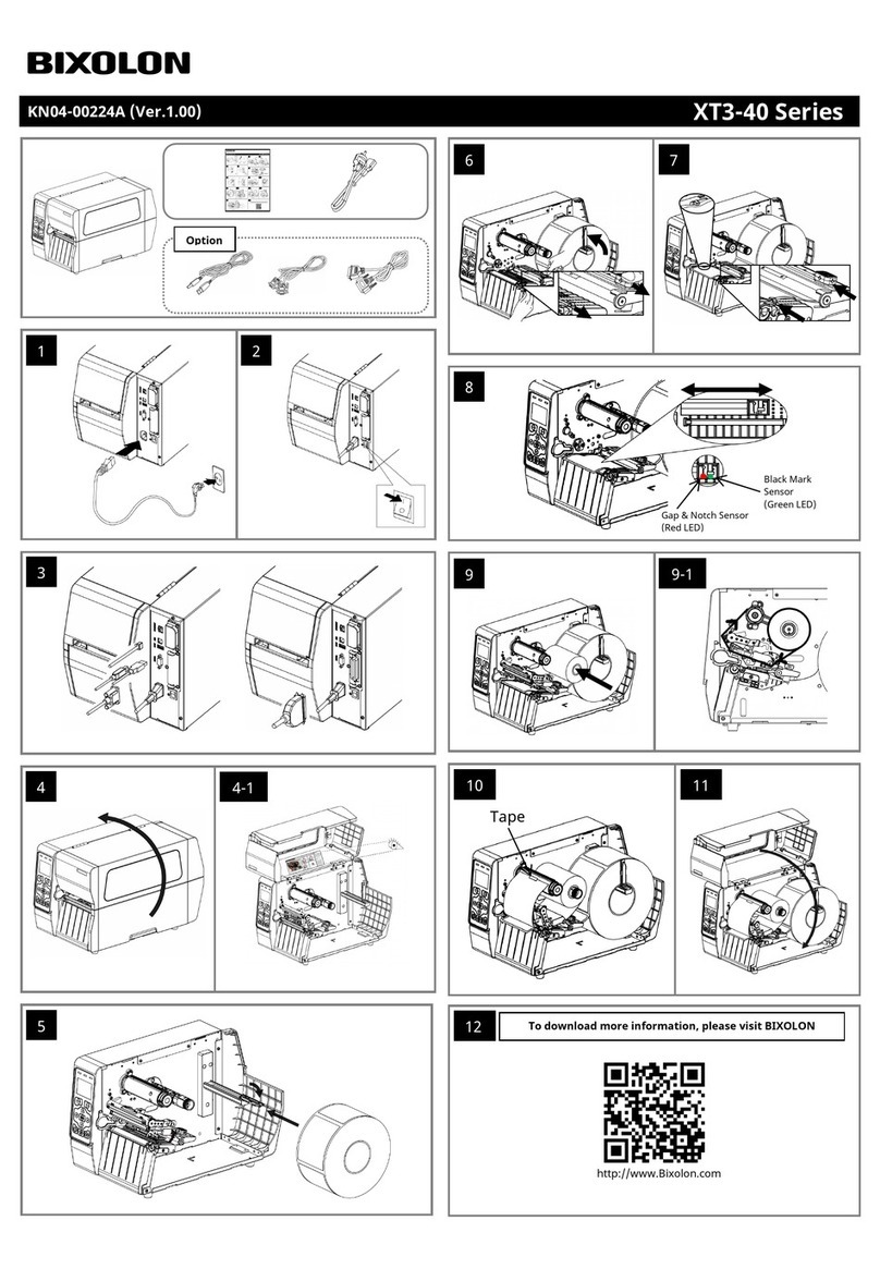 BIXOLON XT3-40 Series User manual