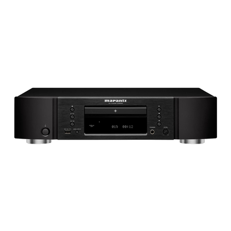 Marantz CD6005 User manual