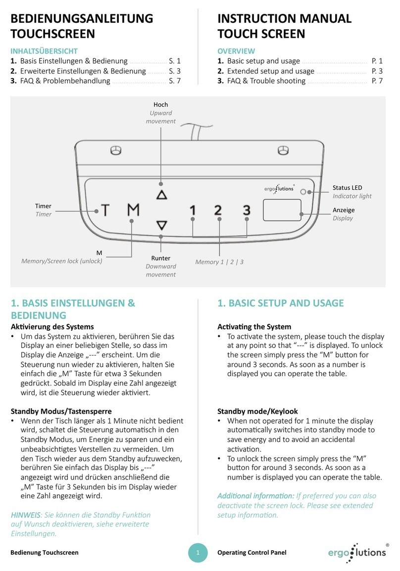 ergolutions PRIMUS User manual